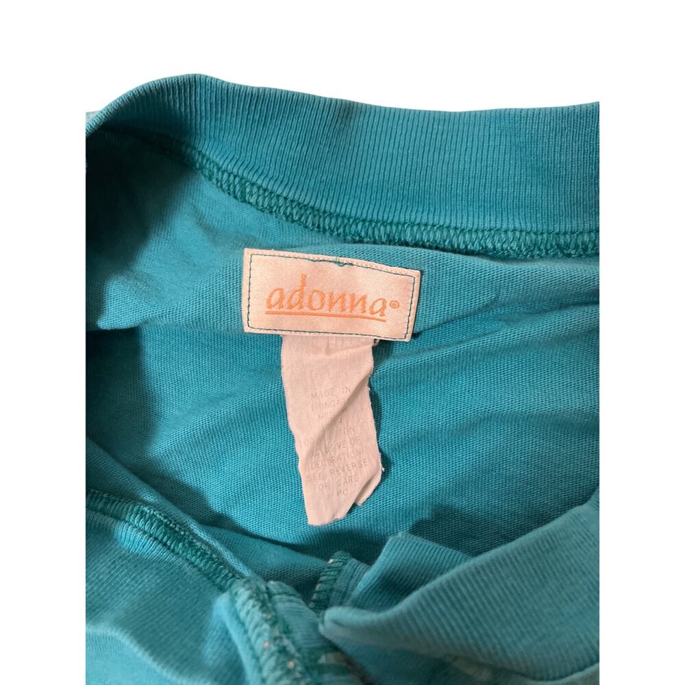 Vintage Adonna Embroidered Floral‎ Pocket T-Shirt Women’s Medium – Baggy Fit Tee - Picture 3 of 5